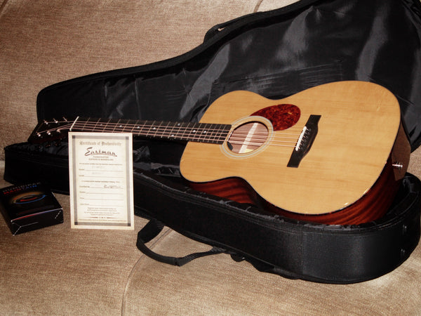 Eastman Guitar E1 OM-DLX Solid Sapele / Thermo-Cured Spruce  w/Fishman Electronics
