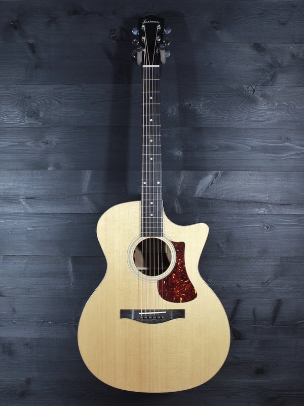 Eastman AC222CE Deluxe all solid acoustic electric guitar full front view