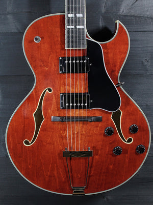 Eastman AR372CE hollowbody archtop electric guitar in Classic finish front view