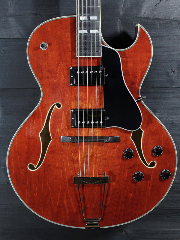 Eastman AR372CE Hollowbody Archtop Electric Guitar with Tonerider AC2 Humbuckers & Hardshell Case