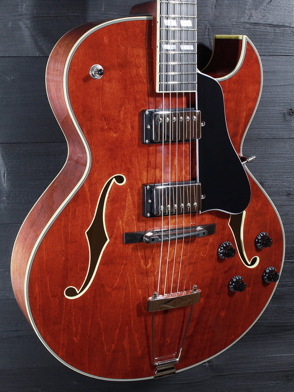 Eastman AR372CE Hollowbody Archtop Electric Guitar with Tonerider AC2 Humbuckers & Hardshell Case