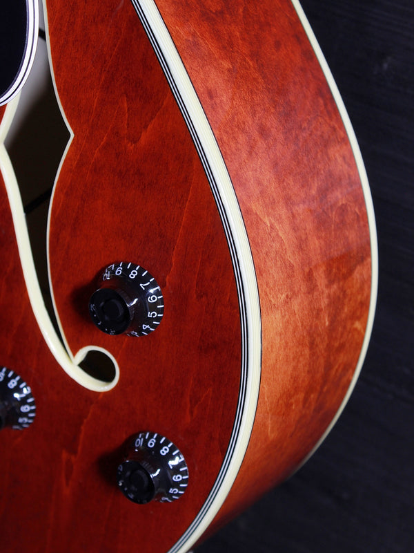 Eastman AR372CE Hollowbody Archtop Electric Guitar with Tonerider AC2 Humbuckers & Hardshell Case