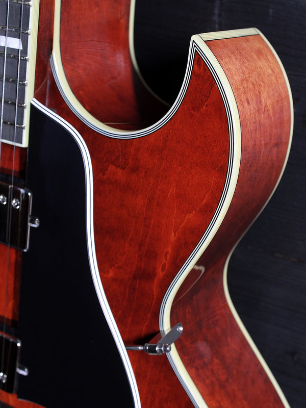 Eastman AR372CE Hollowbody Archtop Electric Guitar with Tonerider AC2 Humbuckers & Hardshell Case