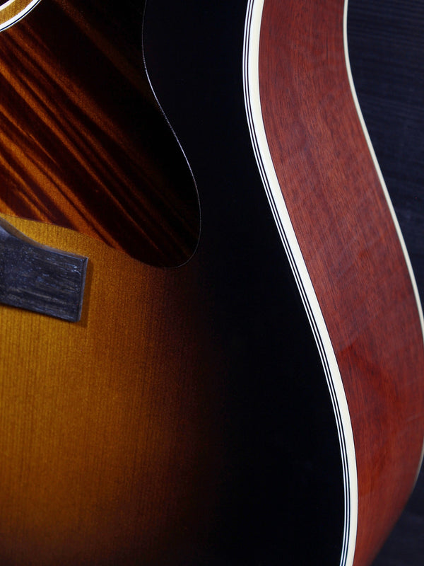 Eastman E10 SS-TC Sunburst Slope Shoulder Thermo-Cured Adirondack Dreadnought Acoustic Guitar