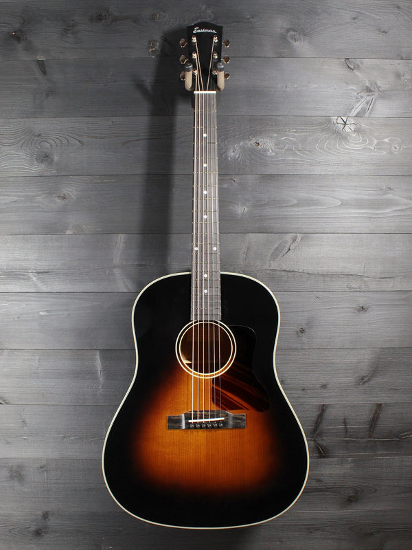 Eastman E10 SS-TC Thermo-Cured Adirondack Slope Shoulder Dreadnought – Sunburst