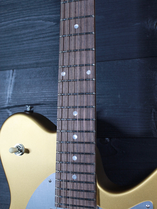 Rosewood fingerboard on Eastman Fullertone Offset Gold