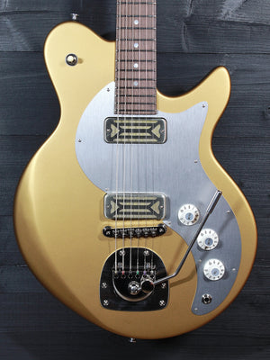 Eastman Fullertone Offset electric guitar in Gold finish front view
