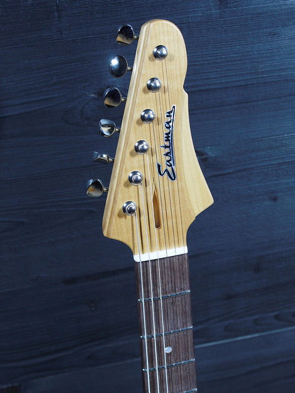 Eastman Fullertone Offset headstock with Eastman logo