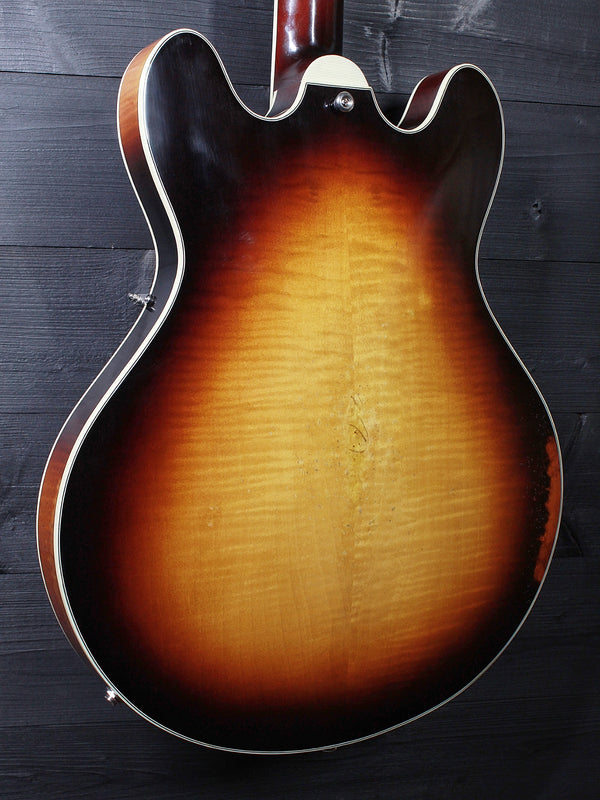 Eastman T59/v-SB Antique Varnish Sunburst Semi-Hollowbody Guitar