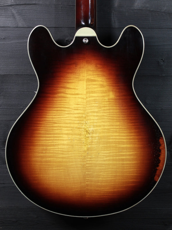 Eastman T59/v-SB Antique Varnish Sunburst Semi-Hollowbody Guitar