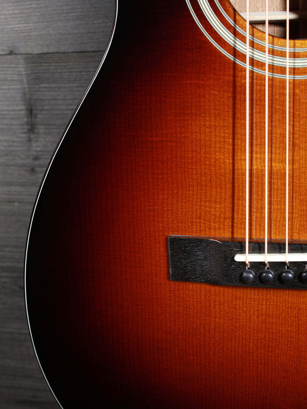 Eastman Guitars E1P-DLX-SB Parlor Size 12-Fret Solid Wood Acoustic-Electric