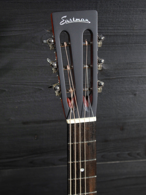 Eastman Guitars E1P-DLX-SB Parlor Size 12-Fret Solid Wood Acoustic-Electric