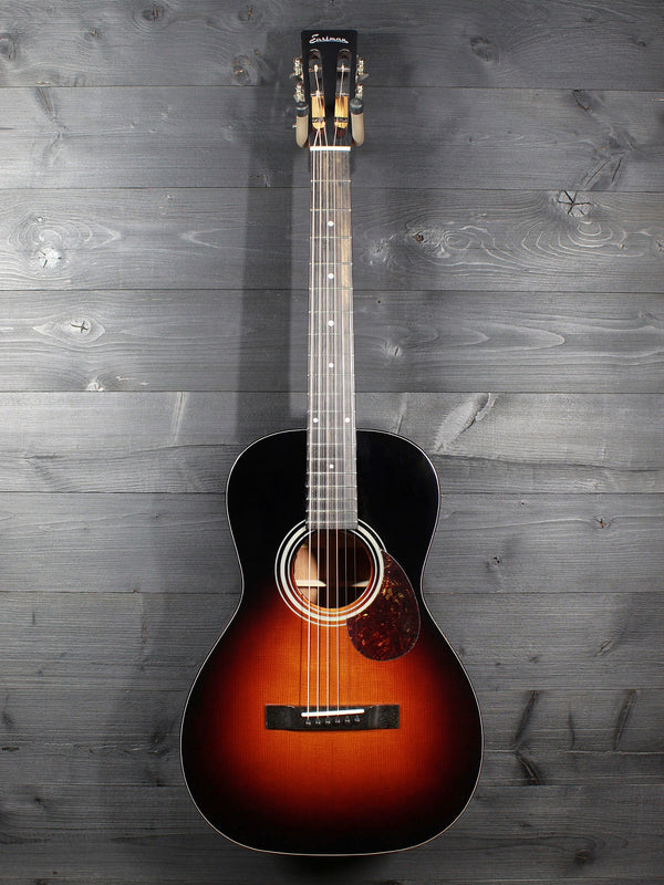 Eastman Guitars E1P-DLX-SB Parlor Size 12-Fret Solid Wood Acoustic-Electric