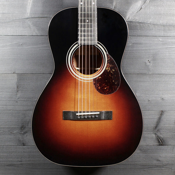 Eastman Guitars E1P-DLX-SB Parlor Size 12-Fret Solid Wood Acoustic-Electric