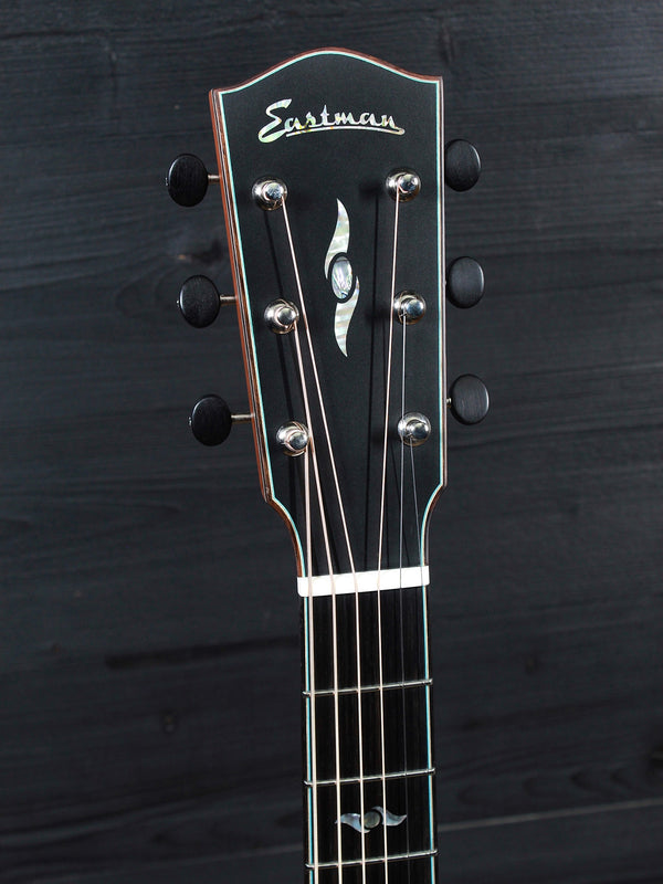 Eastman L-OMCE-QS Luthier Series Quilted Sapele / European Spruce w/ Cutaway+Electronics