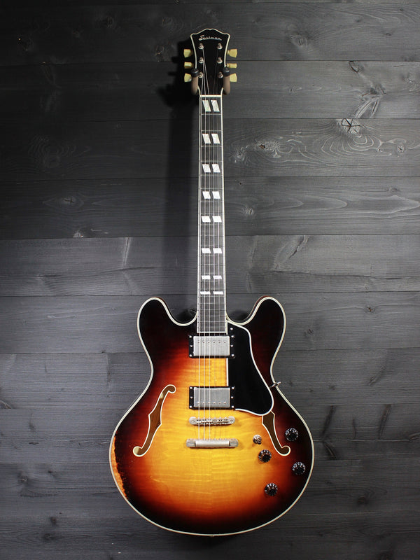 Eastman T59/v-SB Antique Varnish Sunburst Semi-Hollowbody Guitar