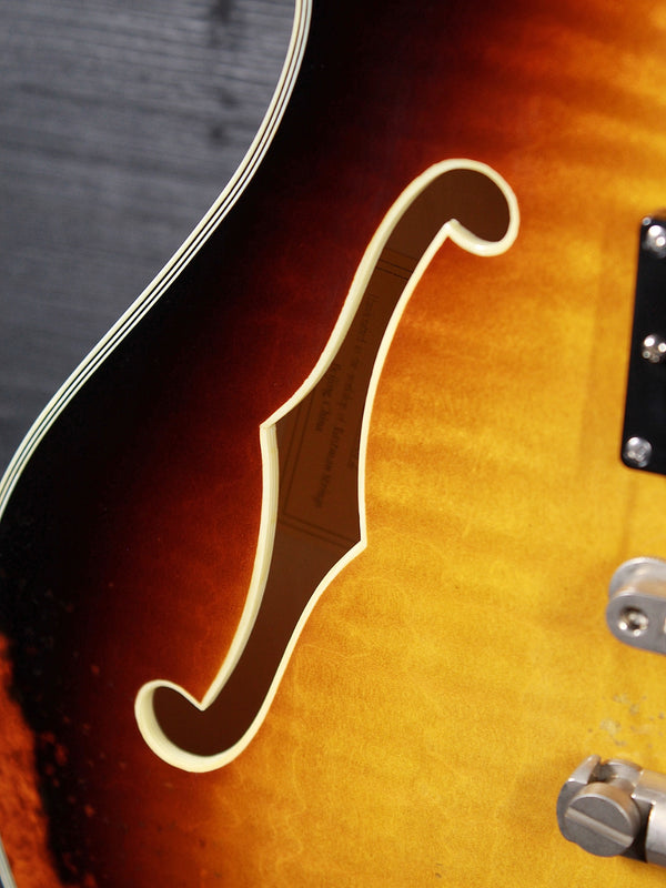 Eastman T59/v-SB Antique Varnish Sunburst Semi-Hollowbody Guitar