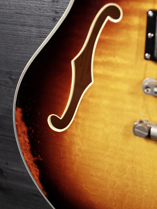 Eastman T59/v-SB Antique Varnish Sunburst Semi-Hollowbody Guitar