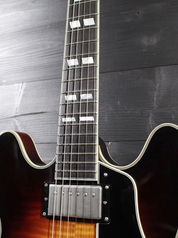 Eastman T59/v-SB Antique Varnish Sunburst Semi-Hollowbody Guitar