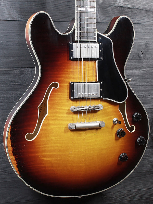 Eastman T59/v-SB Antique Varnish Sunburst Semi-Hollowbody Guitar