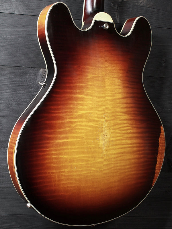 Eastman T59/v-SB Antique Varnish Sunburst Semi-Hollowbody Guitar