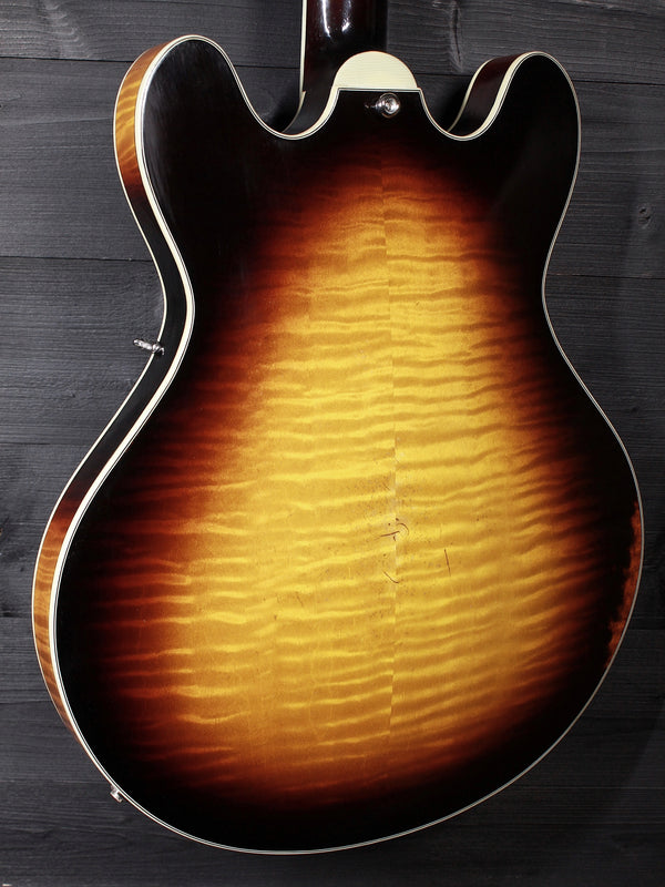 Eastman T59/v-SB Antique Varnish Sunburst Semi-Hollowbody Guitar