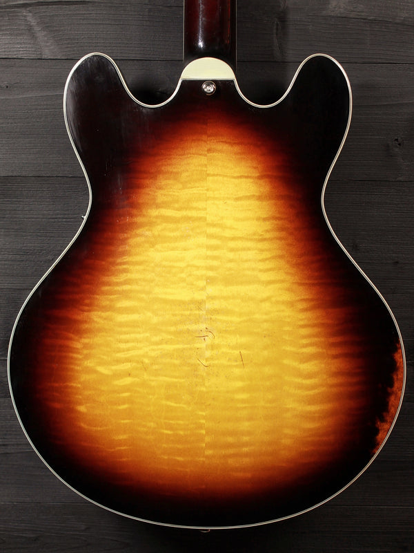 Eastman T59/v-SB Antique Varnish Sunburst Semi-Hollowbody Guitar