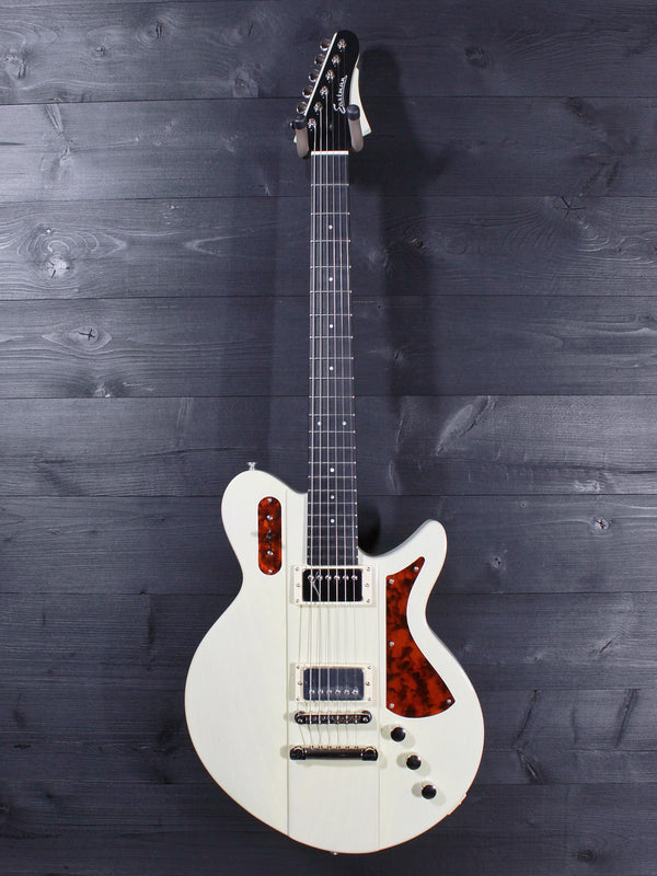 Eastman Juliet PB electric guitar front view offset body