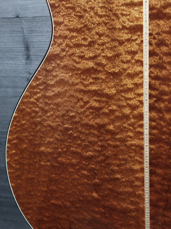 Eastman Luthier Series L-00SS-QS Solid Quilted Sapele / Euro Spruce Acoustic Guitar