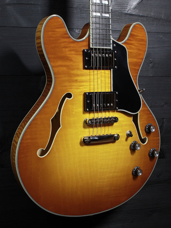 Eastman T486 Goldburst Semi-Hollowbody Electric Guitar