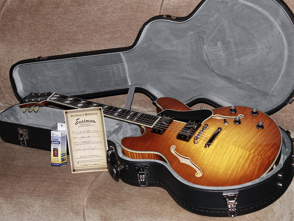 Eastman T486 Goldburst Semi-Hollowbody Electric Guitar