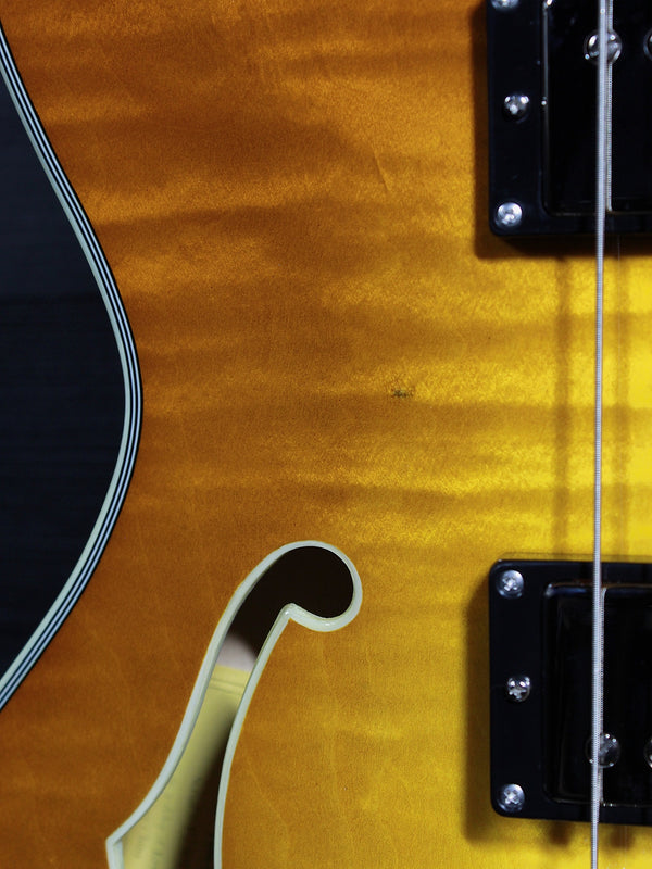 Eastman T486 Goldburst Semi-Hollowbody Electric Guitar