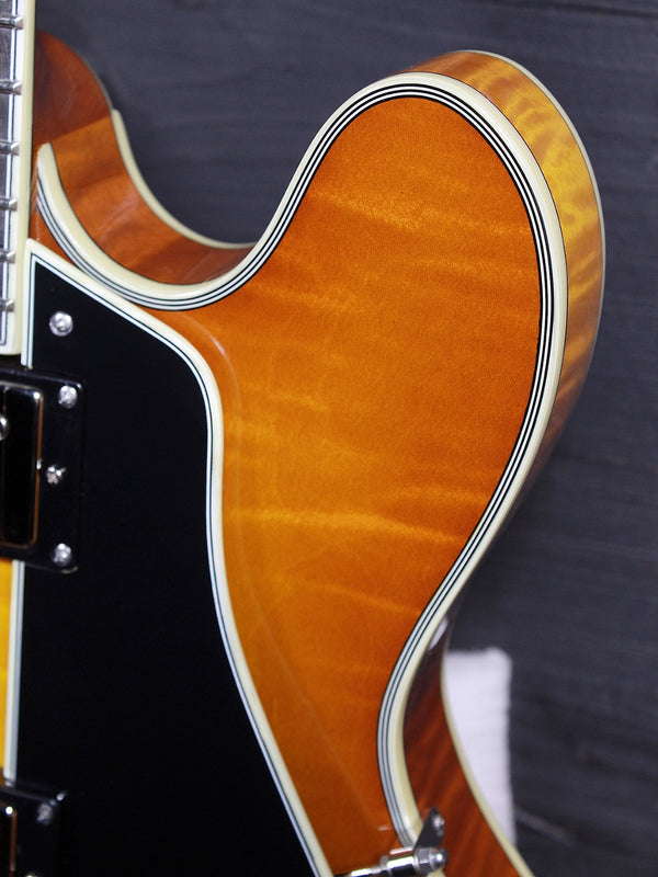 Eastman T486 Goldburst Semi-Hollowbody Electric Guitar