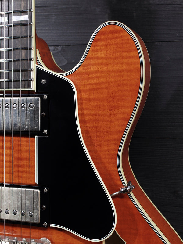 Eastman T59/TV-AMB Amber Thinline Semi-Hollowbody Electric Guitar