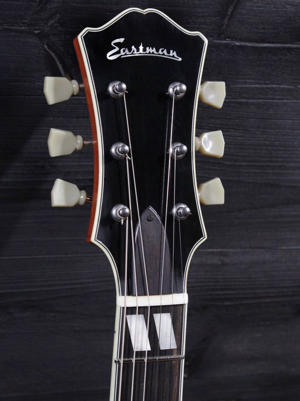 Eastman T59/TV-AMB Amber Thinline Semi-Hollowbody Electric Guitar