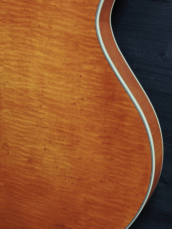 Eastman T59/TV-AMB Amber Thinline Semi-Hollowbody Electric Guitar