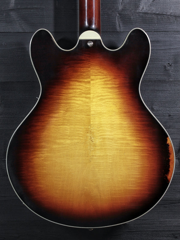 Eastman T59/v-SB Antique Varnish Sunburst Semi-Hollowbody Guitar