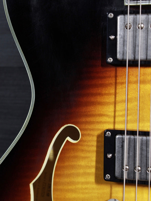 Eastman T59/v-SB Antique Varnish Sunburst Semi-Hollowbody Guitar