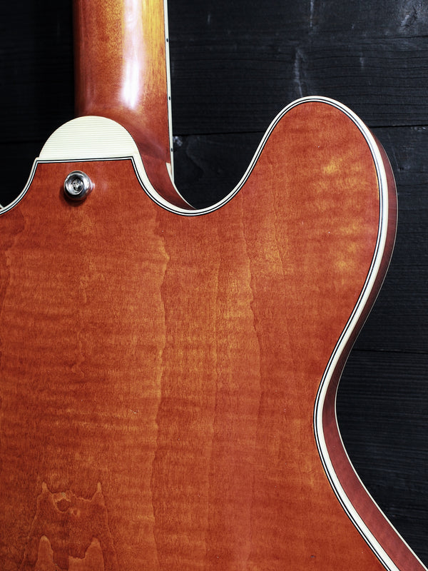 Eastman T59 /v-AMB Amber Antique Varnish Semi-Hollowbody Maple Electric Guitar