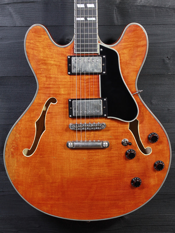 Eastman T59 /v-AMB Amber Antique Varnish Semi-Hollowbody Maple Electric Guitar