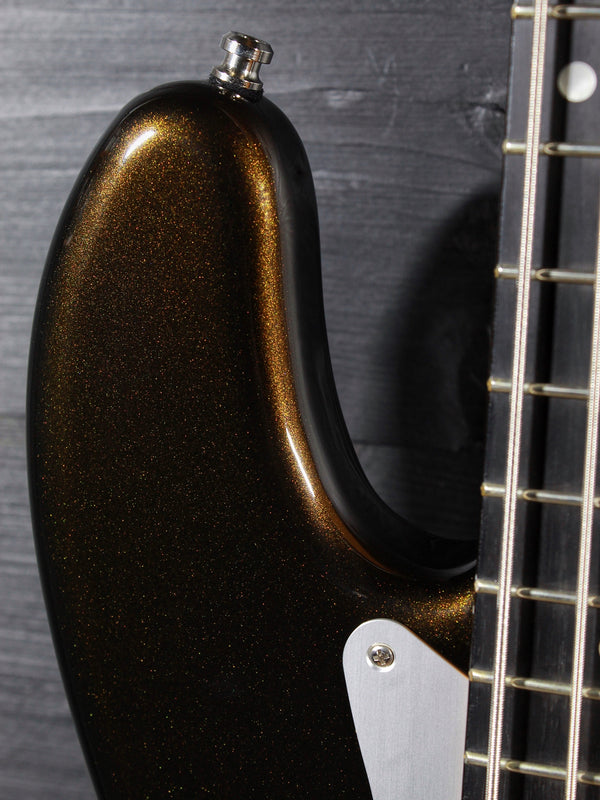 Pre-Owned Fender American Ultra II Jazz Bass – Texas Tea