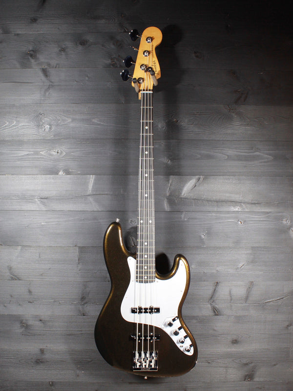 Pre-Owned Fender American Ultra II Jazz Bass – Texas Tea