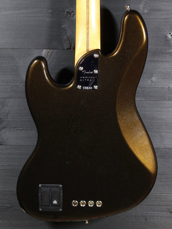 Pre-Owned Fender American Ultra II Jazz Bass – Texas Tea