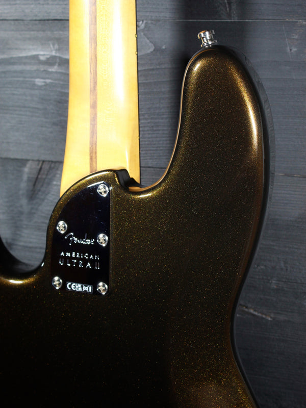 Pre-Owned Fender American Ultra II Jazz Bass – Texas Tea