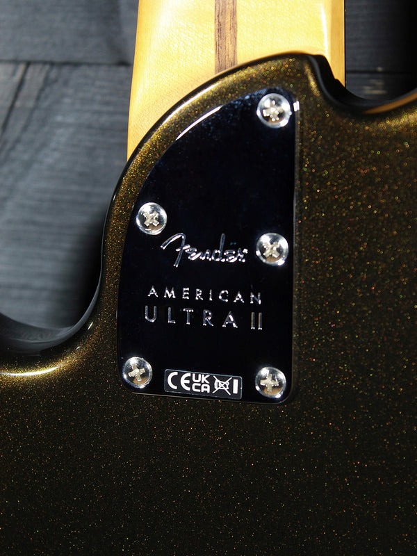 Pre-Owned Fender American Ultra II Jazz Bass – Texas Tea