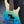 Load image into Gallery viewer, Flight / Jet Mini Bass TBL Solidbody Transparent Blue w/ Deluxe Soft Case Included
