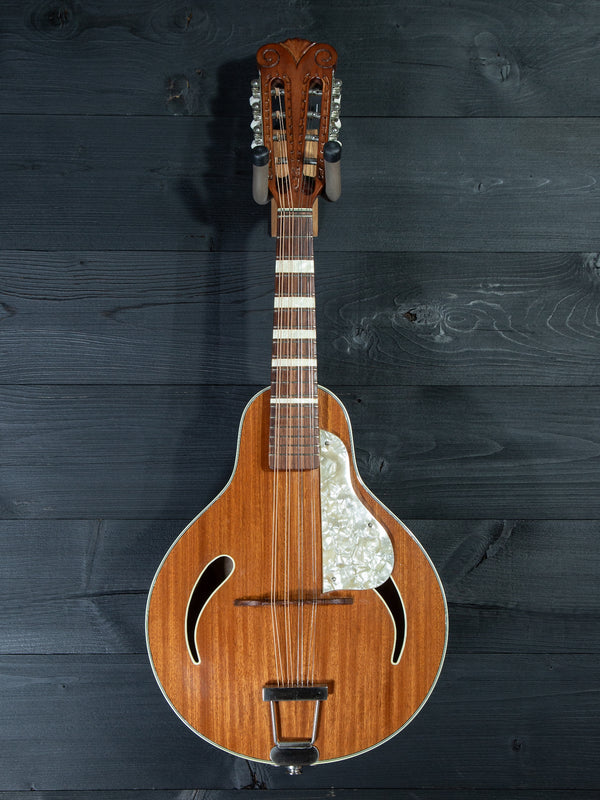 Hofner Vintage Model 545 Cats Eye Mandolin with Electronics - Carved Headstock