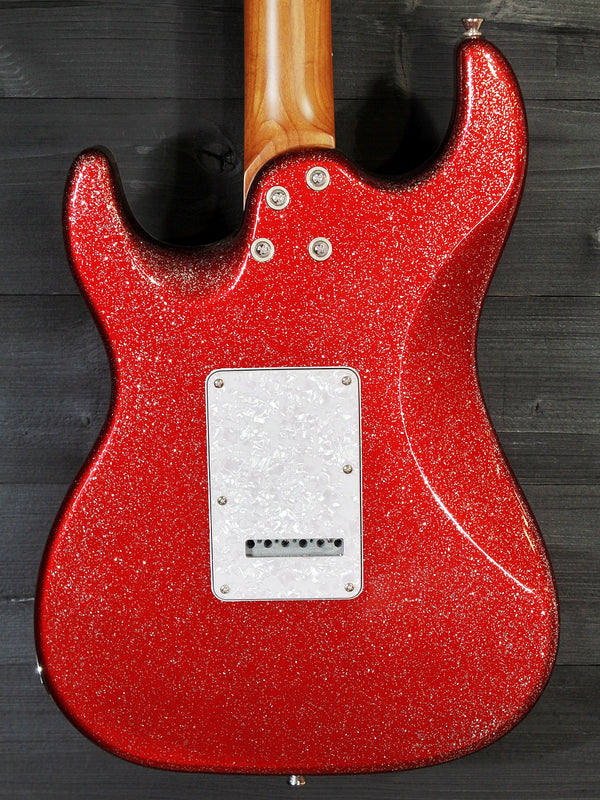 Jet Guitars JS-500 RDS Red Sparkle w/ Deluxe Soft Case Included