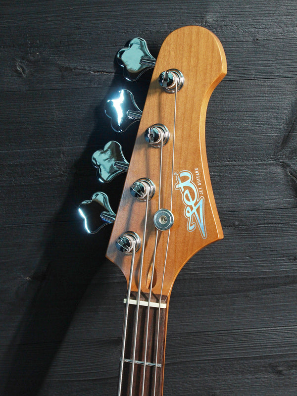 Jet JJB-300-GD-R Electric Bass Gold Metallic w/ Deluxe Travel Bag