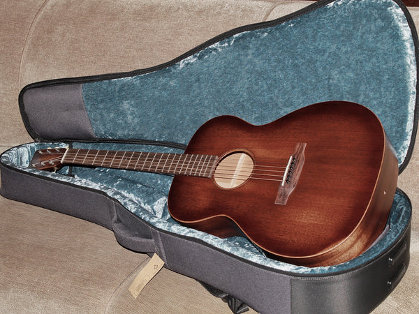 Full view of the Martin 000-15 StreetMaster all-solid mahogany acoustic guitar at Tobias Music